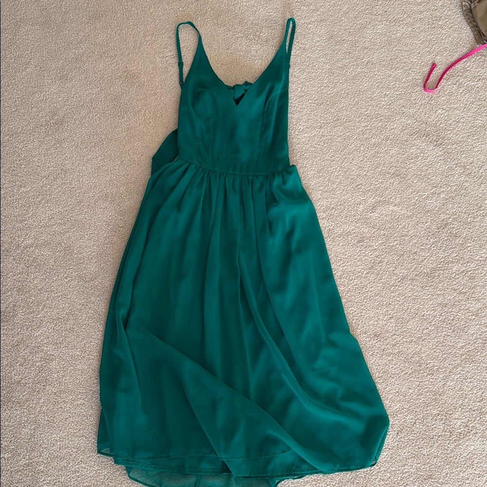 Open back midi dress